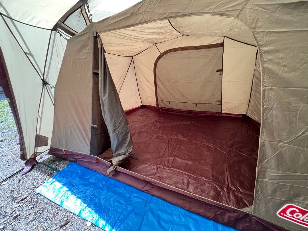 タフスクリーン2ルームハウスナチュラム限定カラーインナーマット、グランドシート付