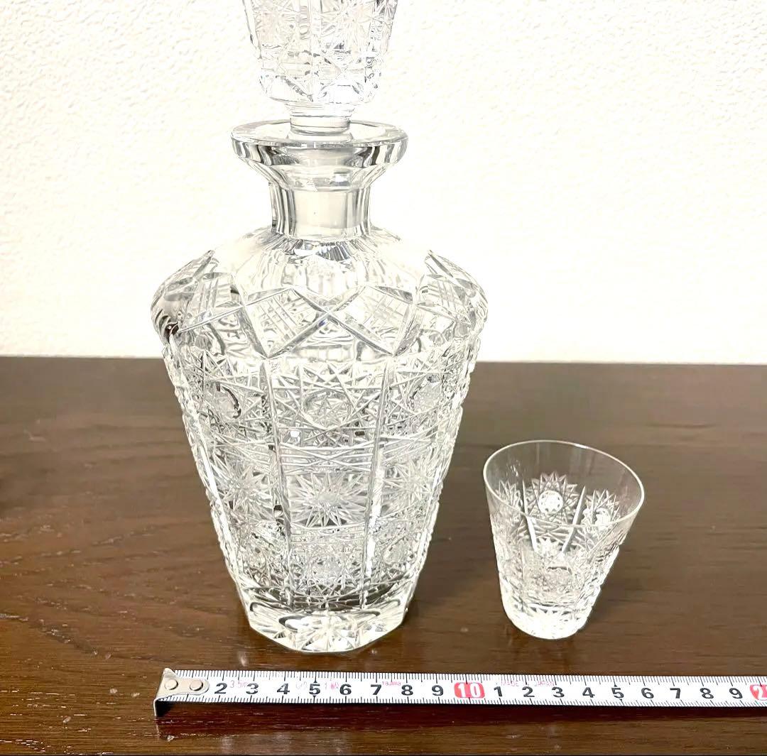 【未使用品】BOHEMIA Crystal デキャンタとグラス6個セット