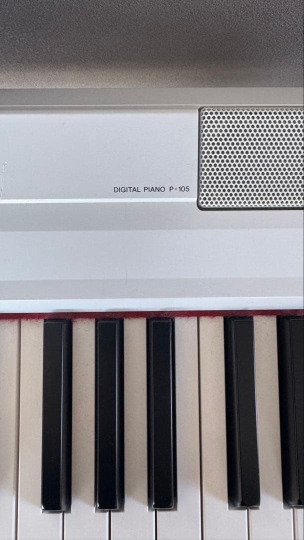 YAMAHA 電子ピアノ デジタルピアノ P-105 ホワイト