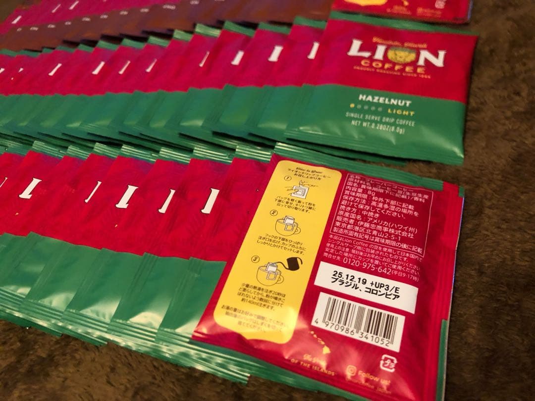 LION COFFEE ライオンコーヒー ドリップバッグ80個セット