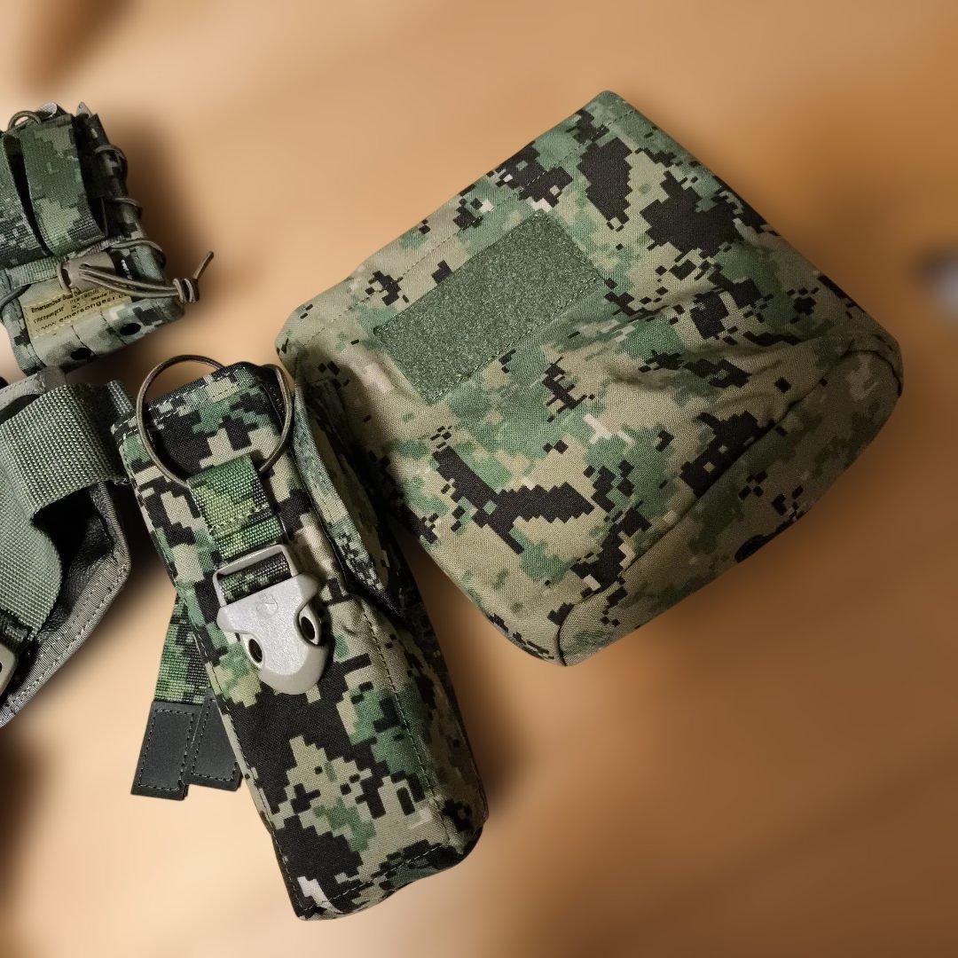 1 海軍装備一式　aor2迷彩　デジカモ　crye g3　戦闘服　ベスト　ベルト