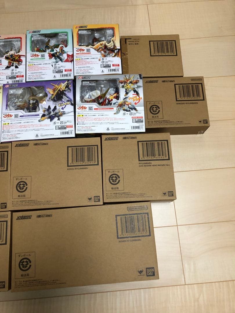 魔神英雄伝ワタル　ネクスエッジスタイル　ロボット魂　計15体セット　開封済