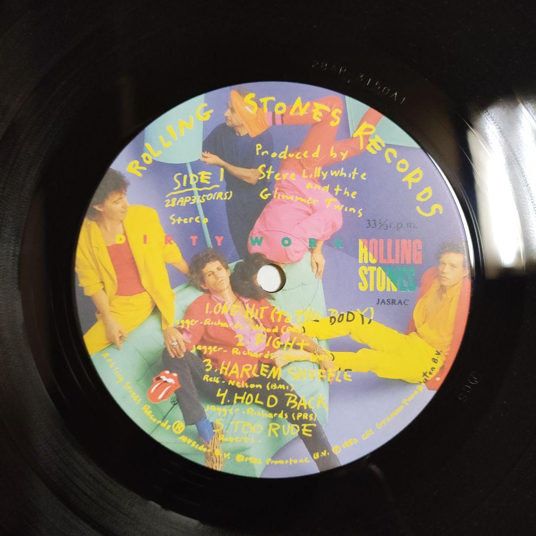 【激レア!!ポスター付き完品ＬＰ】ローリング・ストーンズ／ダーティ・ワーク