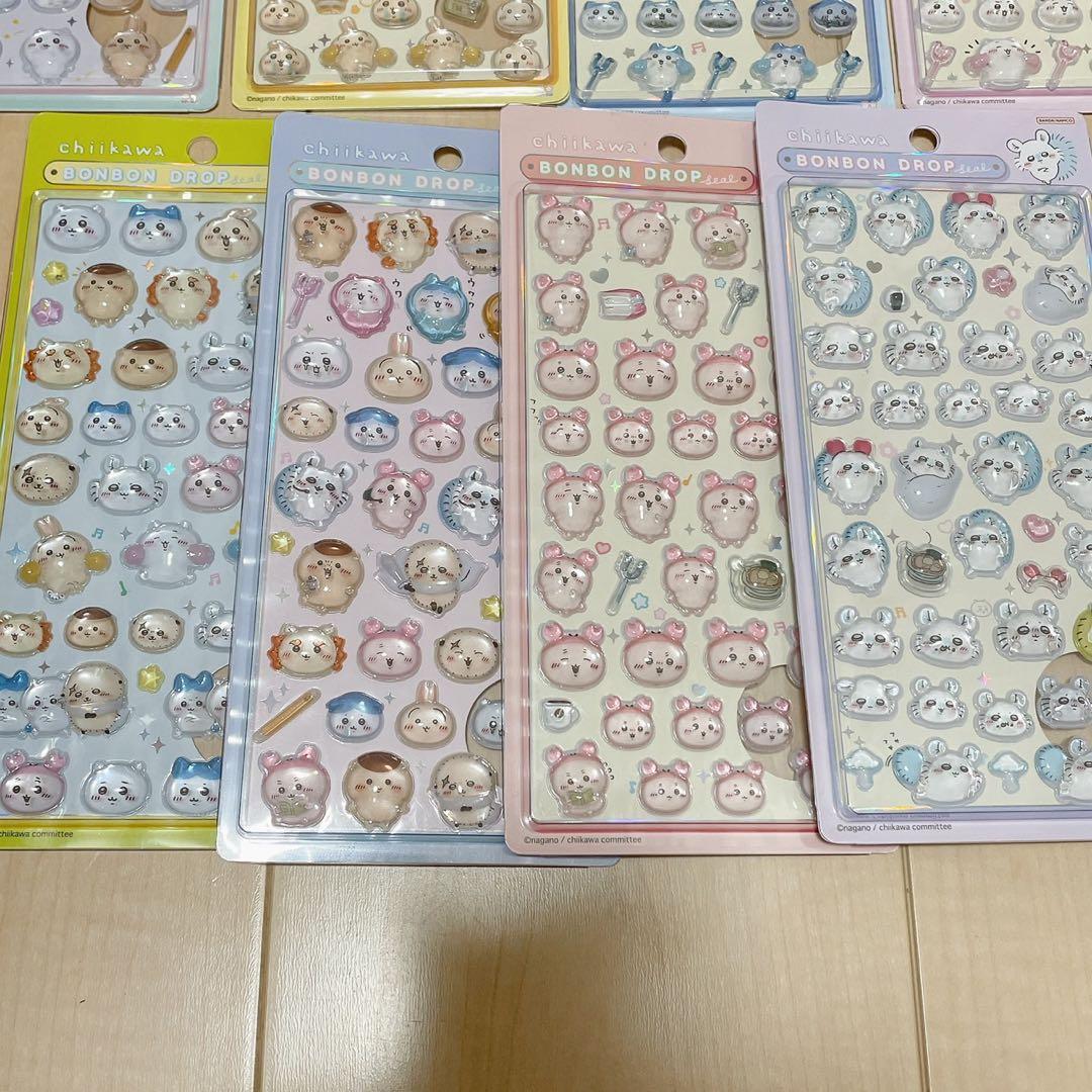 〚正規品〛ちいかわ　第1弾　第2弾　ボンボンドロップシール　コンプリート　8種