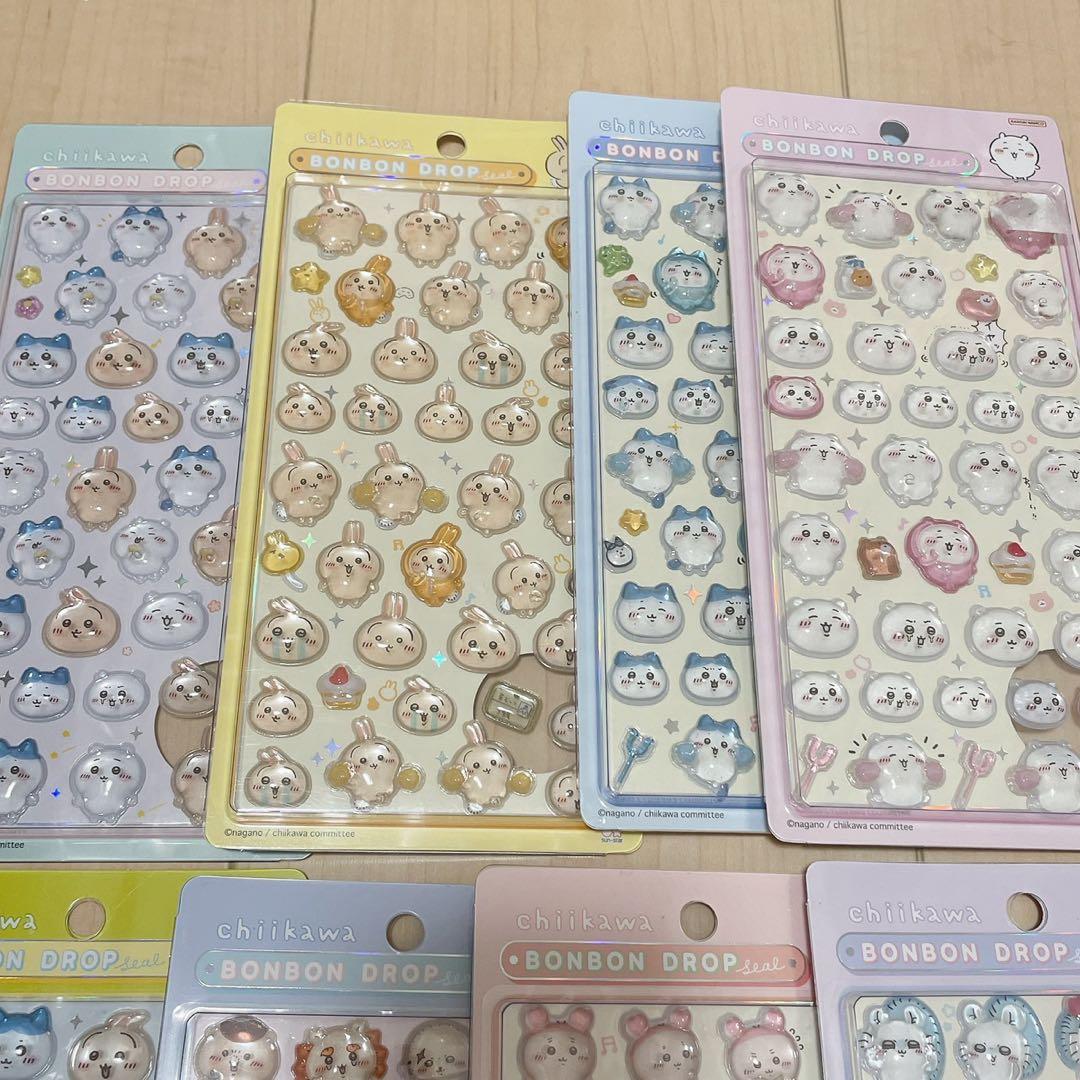 〚正規品〛ちいかわ　第1弾　第2弾　ボンボンドロップシール　コンプリート　8種