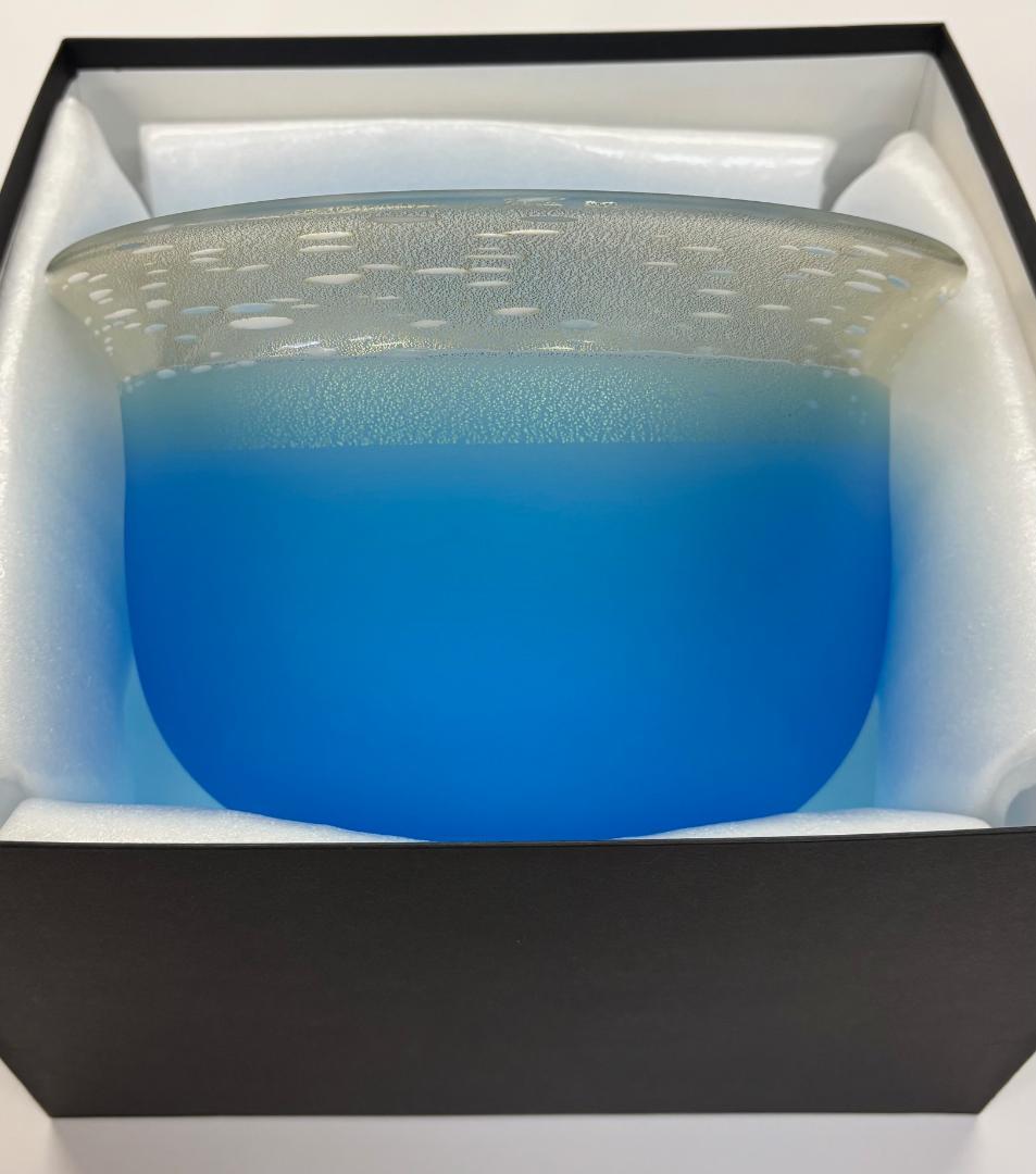 グラスアートクロキ　黒木国昭　マリンブルーボウル