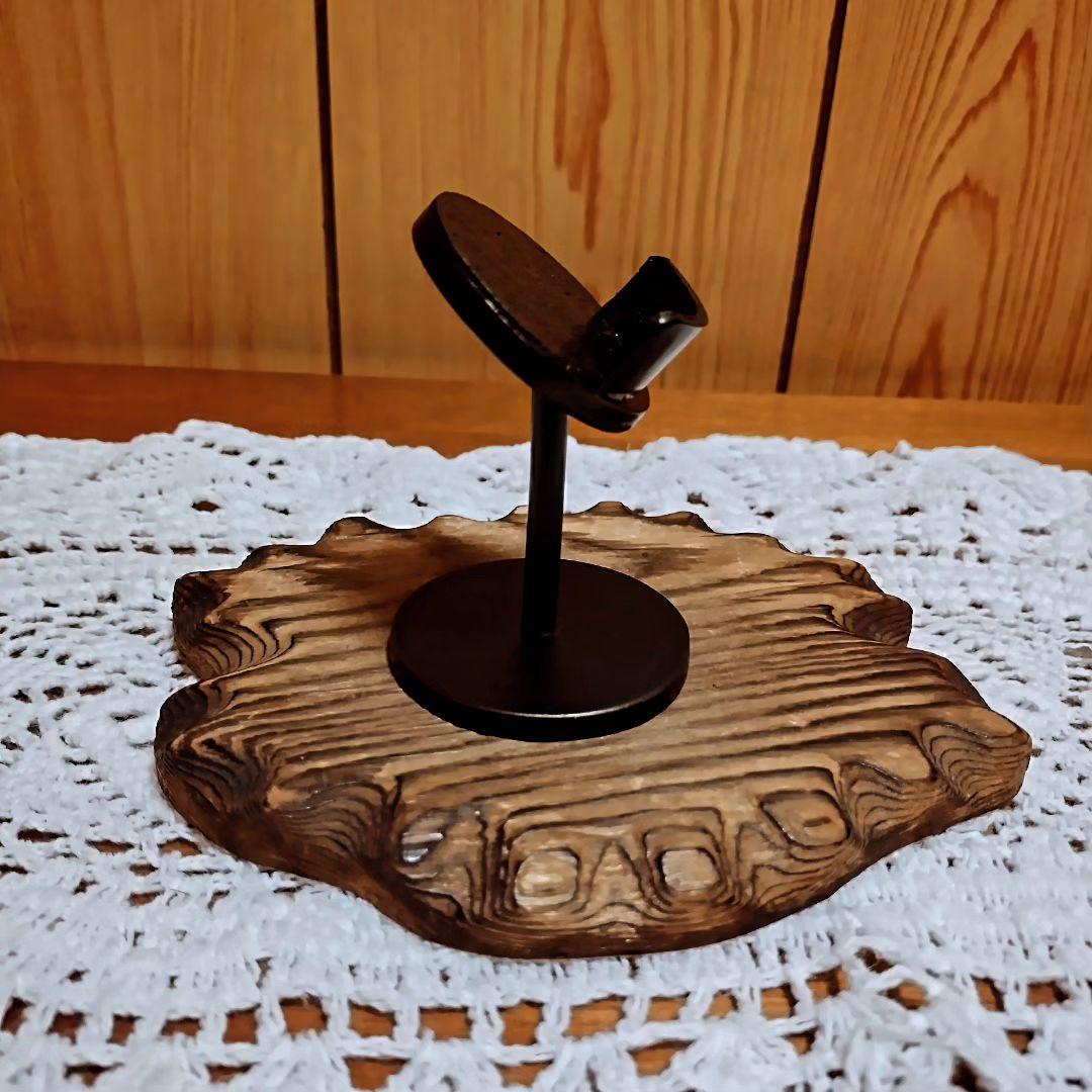 懐中時計スタンド　匿名配送　誕生日プレゼントに　オールブラック懐中時計スタンド