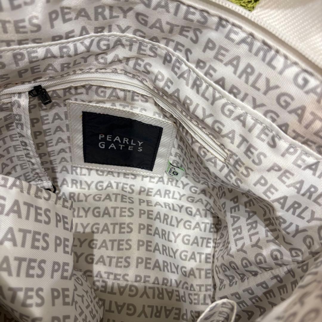 パーリーゲイツ PEARLYGATES カートバッグ ラウンドバッグ ホワイト系