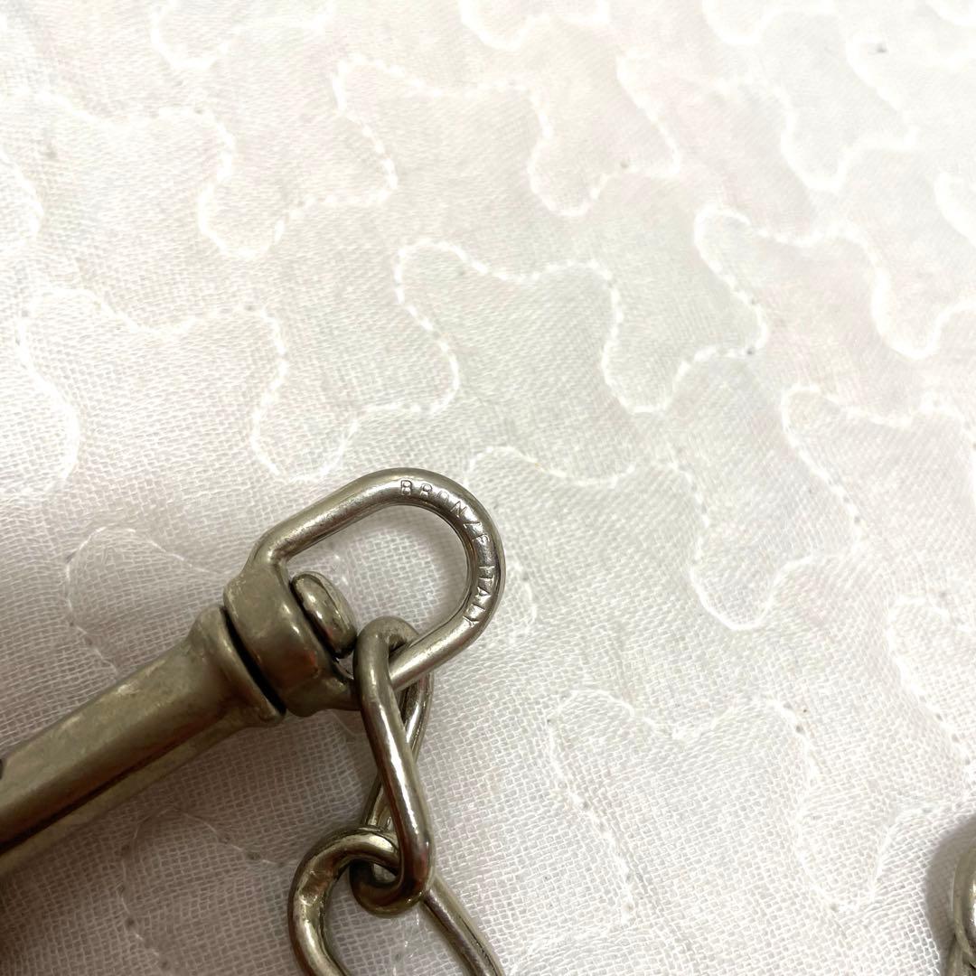 【美品】廃盤品HERMESエルメス犬用チェーンリード小型中型犬用オレンジヌメ革M