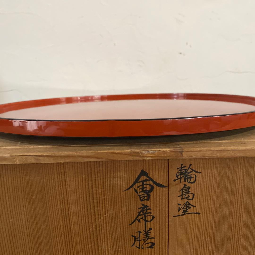 輪島塗　懐石道具　押切　お膳　お盆　5枚
