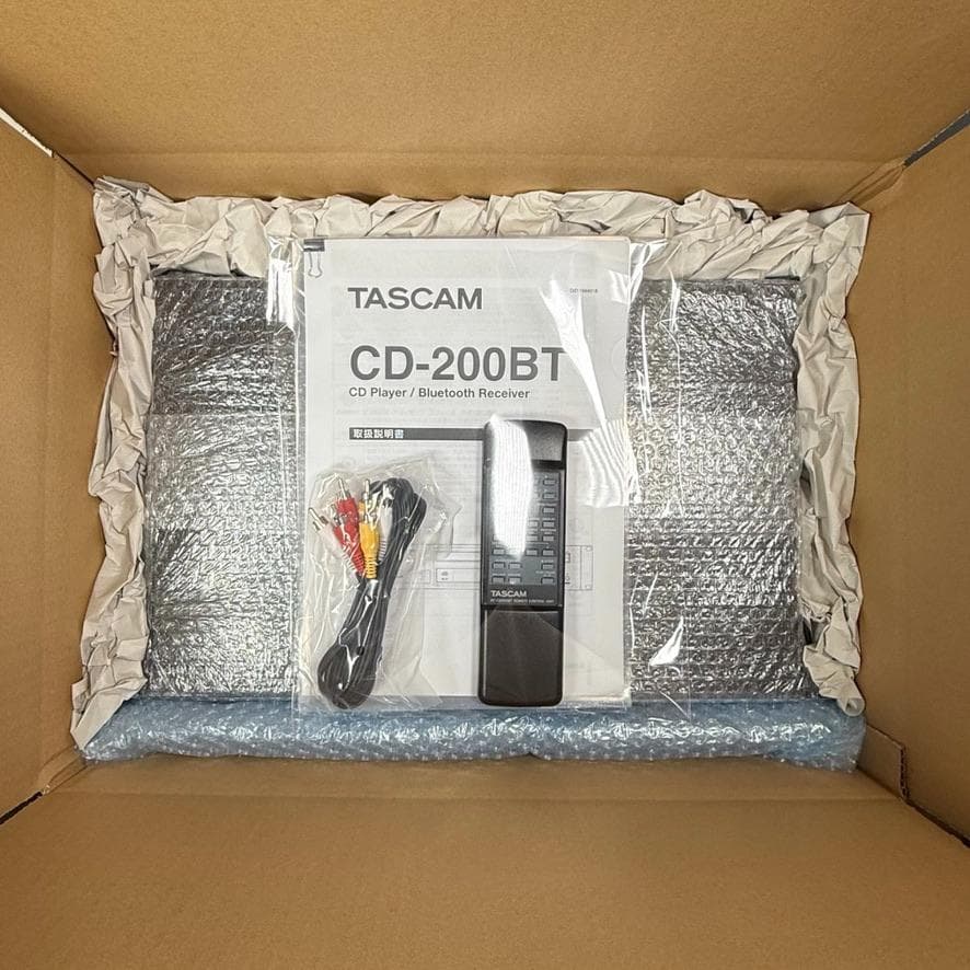 TASCAM CDプレーヤー Bluetoothレシーバー搭載 CD-200BT