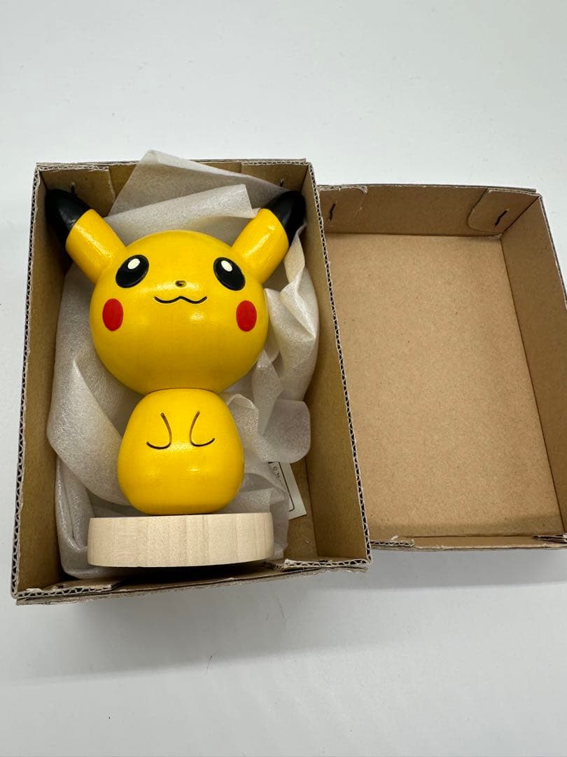 卯三郎こけし　ピカチュウ　ポケモンセンター限定　こけし　創作こけし