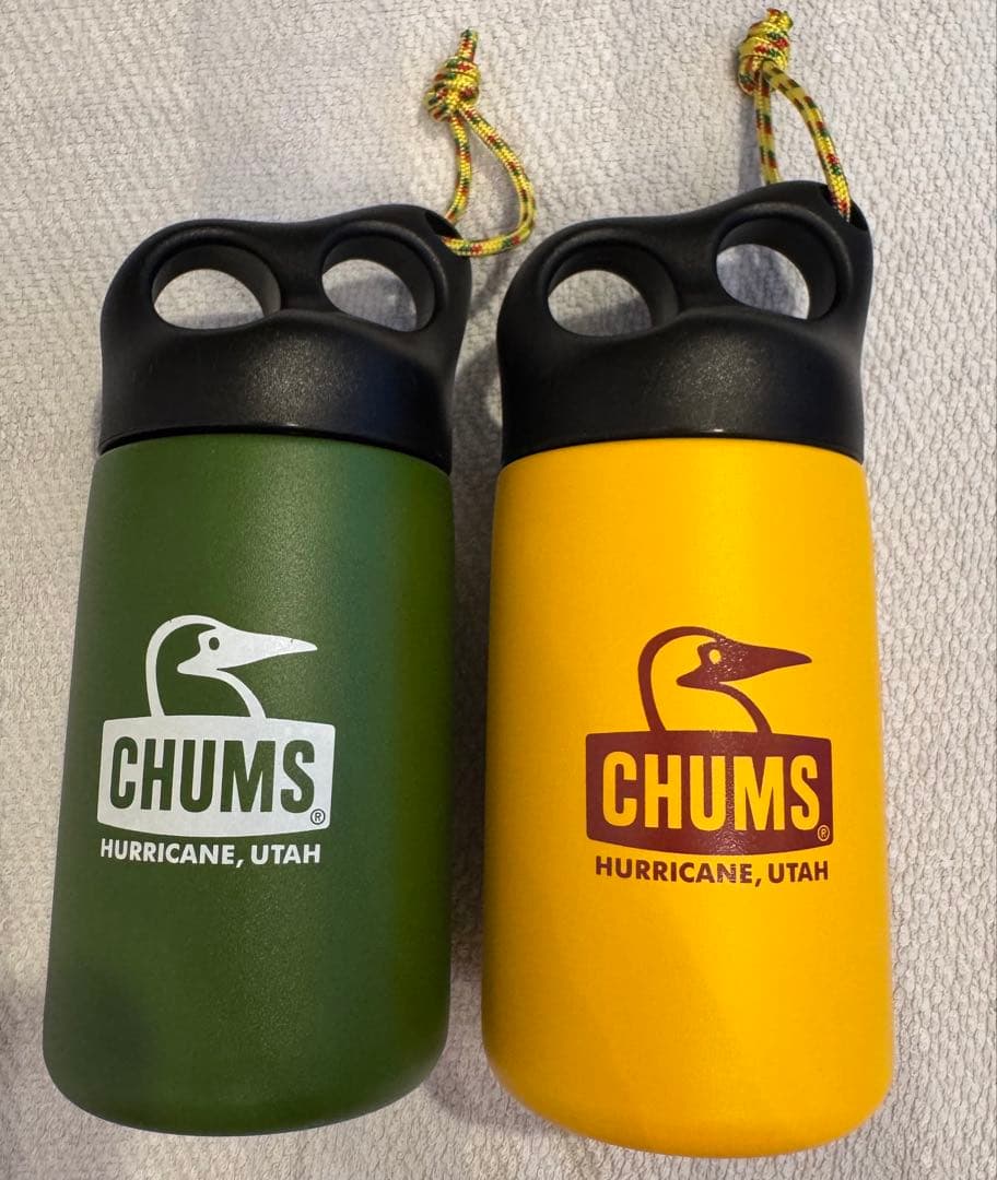 ✨美品・未使用✨ CHUMS ディッシュ カップ カトラリー ステンレスボトル