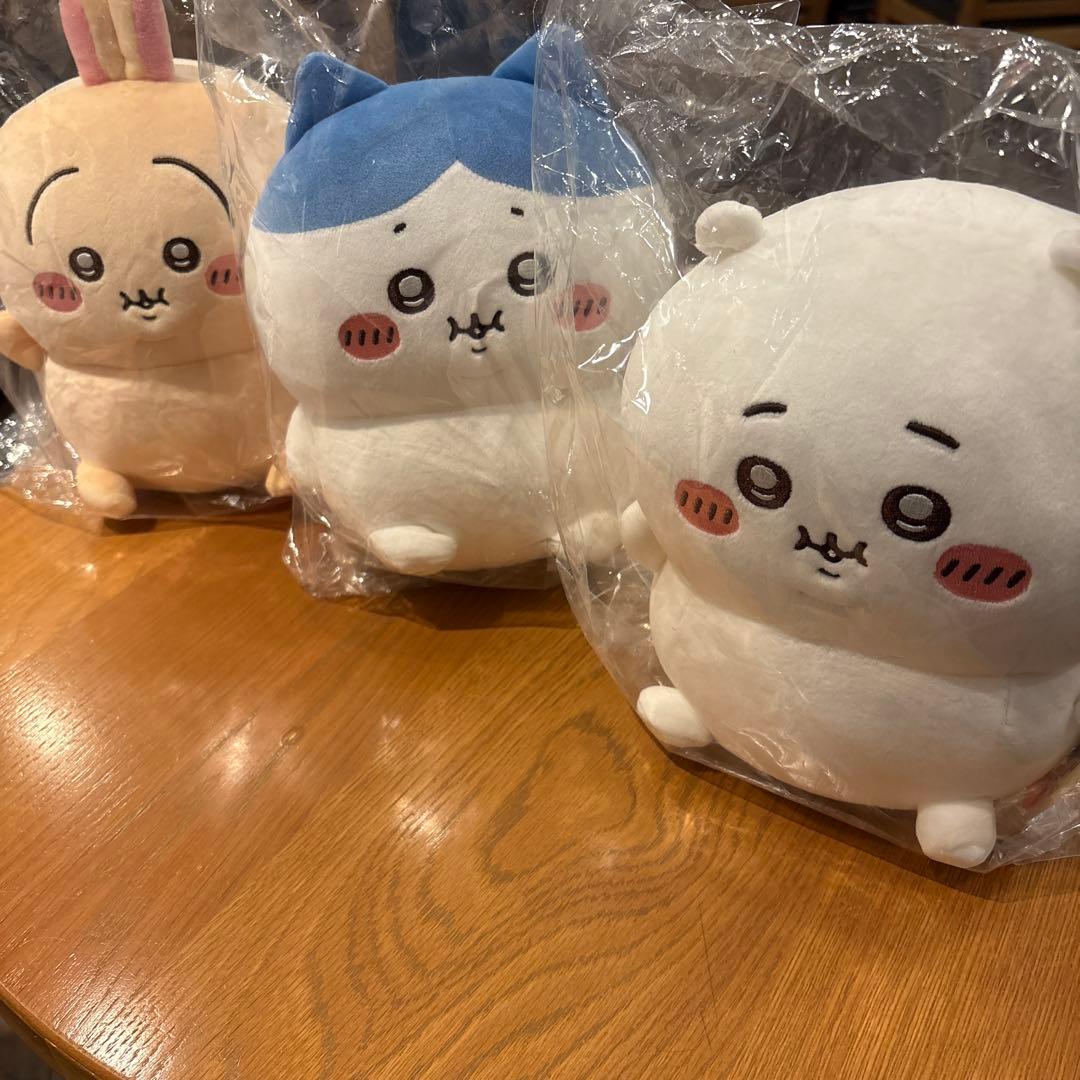 ちいかわ　ぼっちゃり　手乗りぬいぐるみ　3種類セット　新品未使用