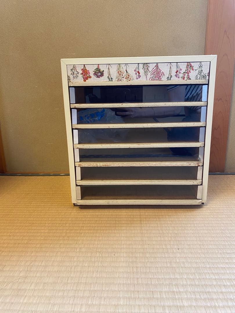 糸ケース　糸収納　古道具　アンティーク　昭和レトロ