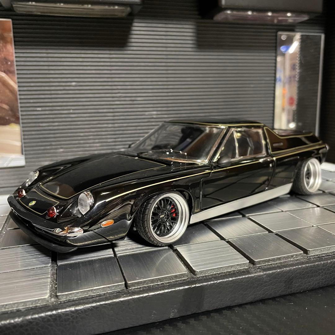 絶版 美品 京商 1/18ロータスヨーロッパスペシャル（カスタム仕様）