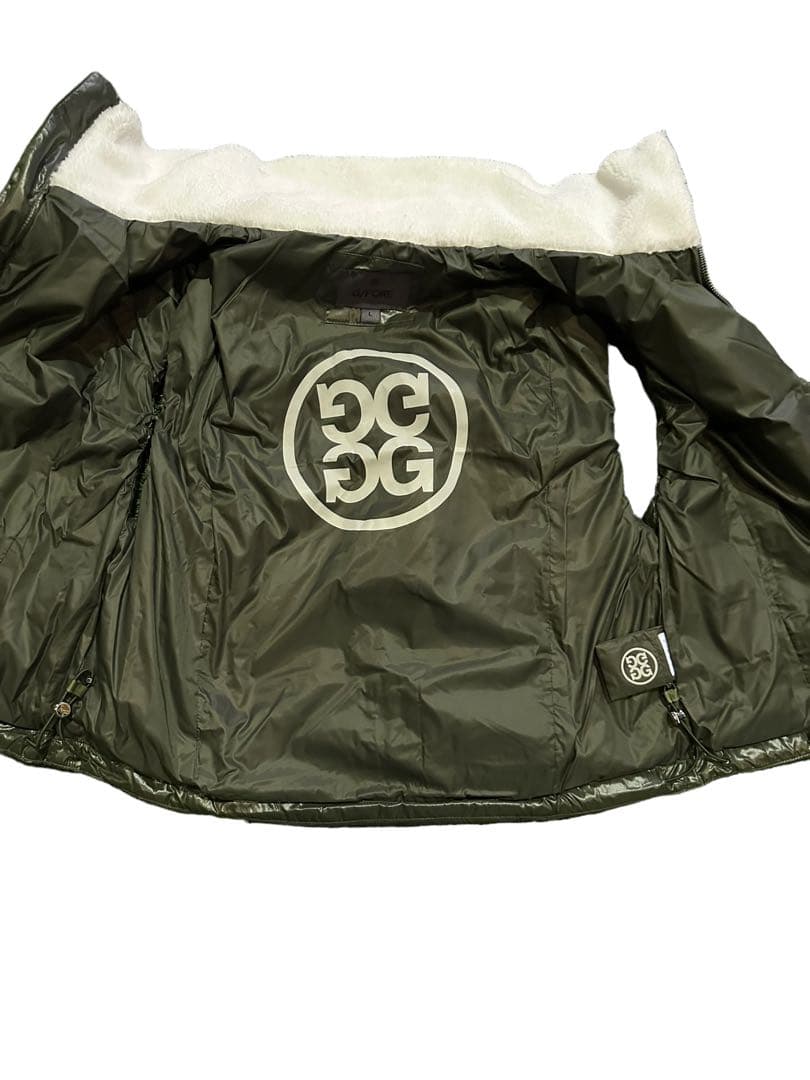 セール❣️G/FOREジーフォアレディースショートダウンベストsizeMカーキー