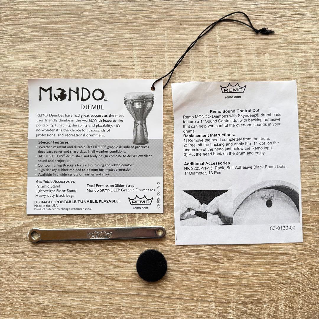 【美品】REMO ジャンベ 12インチ / DJ-0012-BE