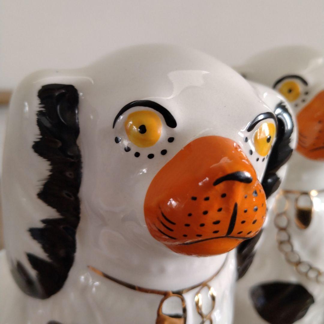 難あり・スタッフォードシャードッグ マントルピース・イギリスビクトリア