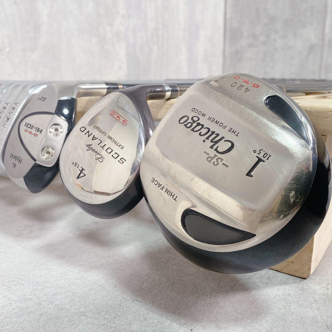 V947 HONMA 他 ゴルフクラブ メンズ フルセット ユーティリティ 練習