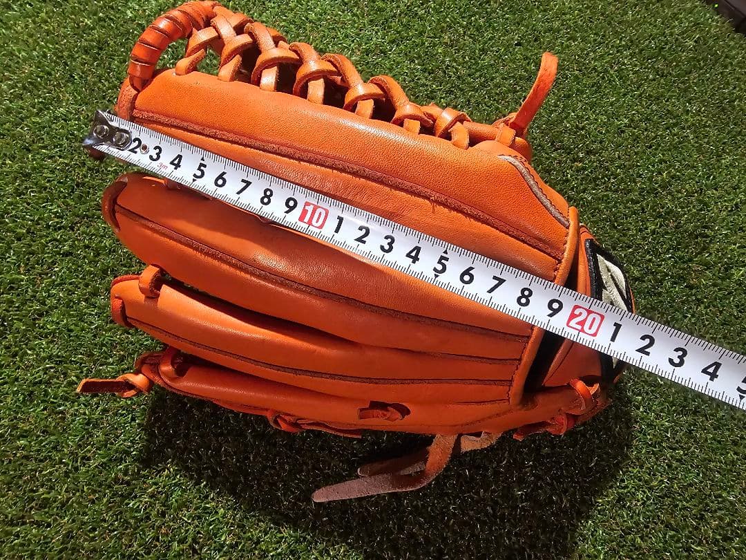 ミズノ　ビューリーグ　軟式　ジュニアサイズ　プラチナM　イチローモデル　オレンジ