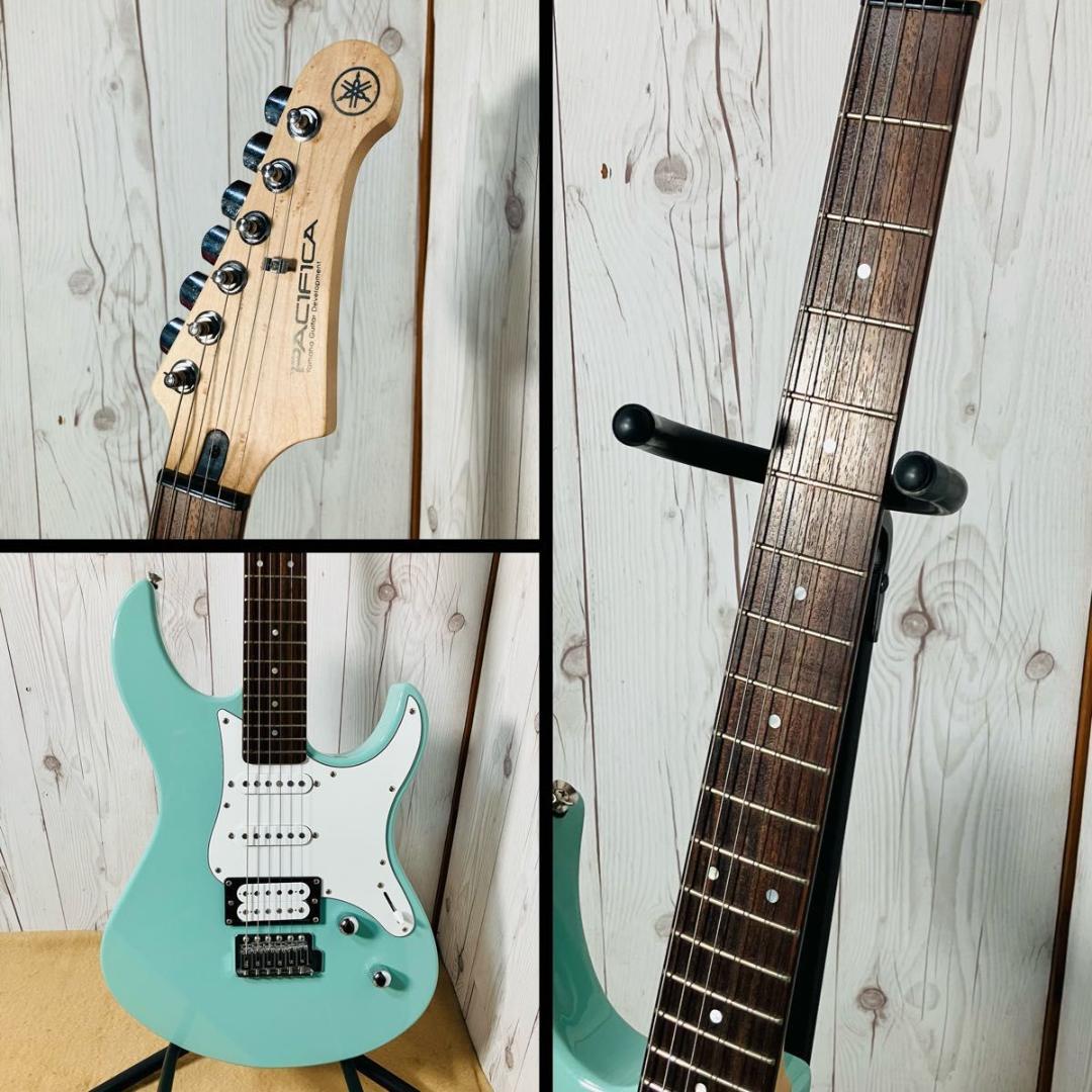 美品 YAMAHA PAC112V エレキギター ソニックブルー ソフトケース