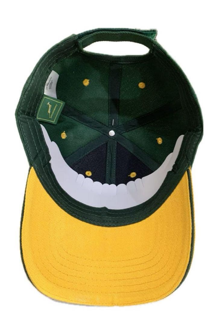 ラグビーSPRINGBOKS 南アフリカ代表　刺繍デザイン「 緑」「黄」　セット