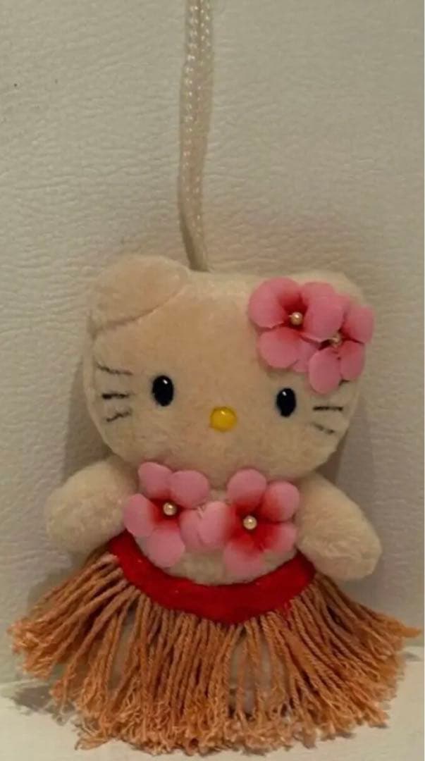 ハローキティ フラ アロハ　ハワイアン マスコット 新品 2000年