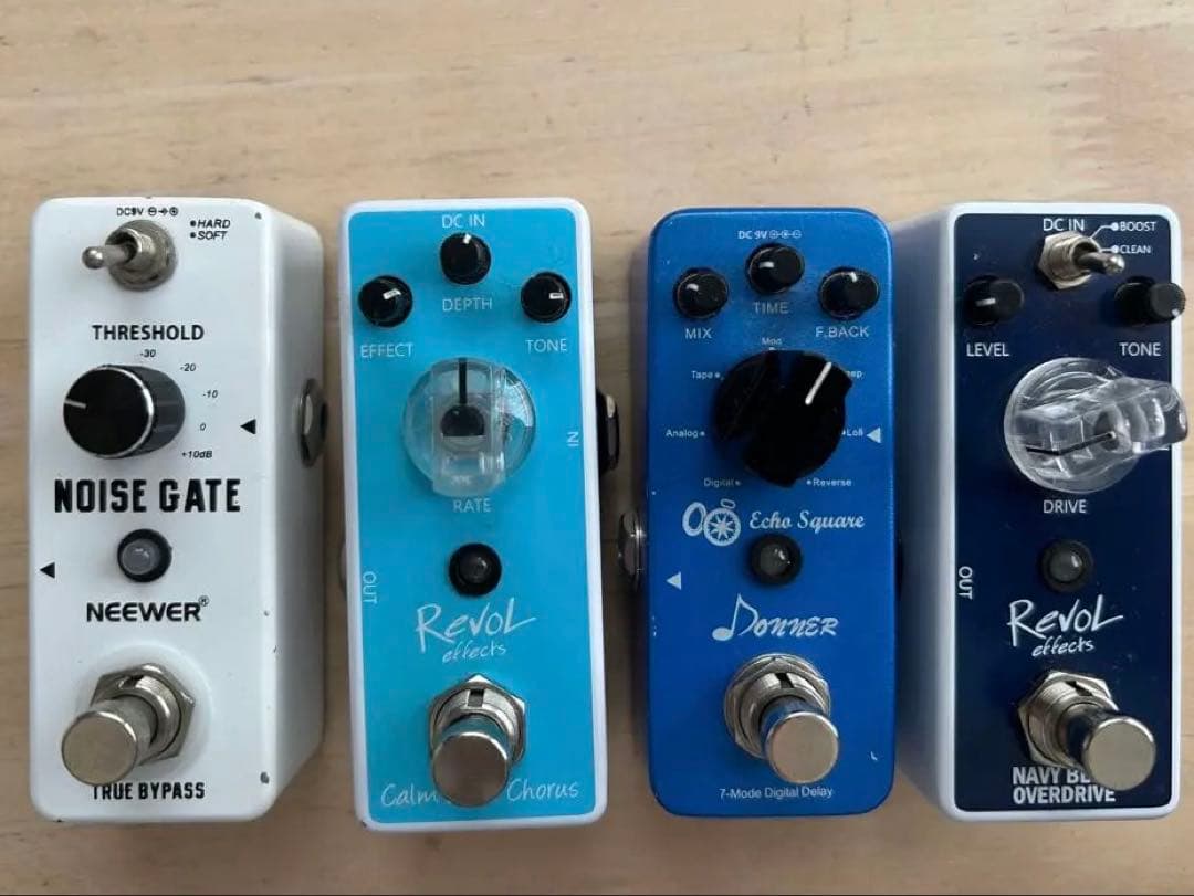 オマケ付き　コンパクトエフェクター　4セット　入門　初心者　まとめ売り