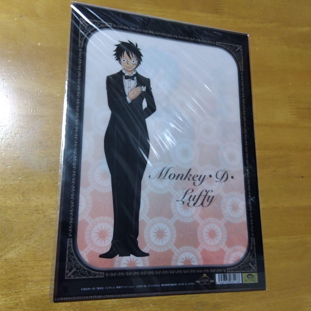 5357 ワンピース ルフィ タキシード　Ａ−４クリアファイル