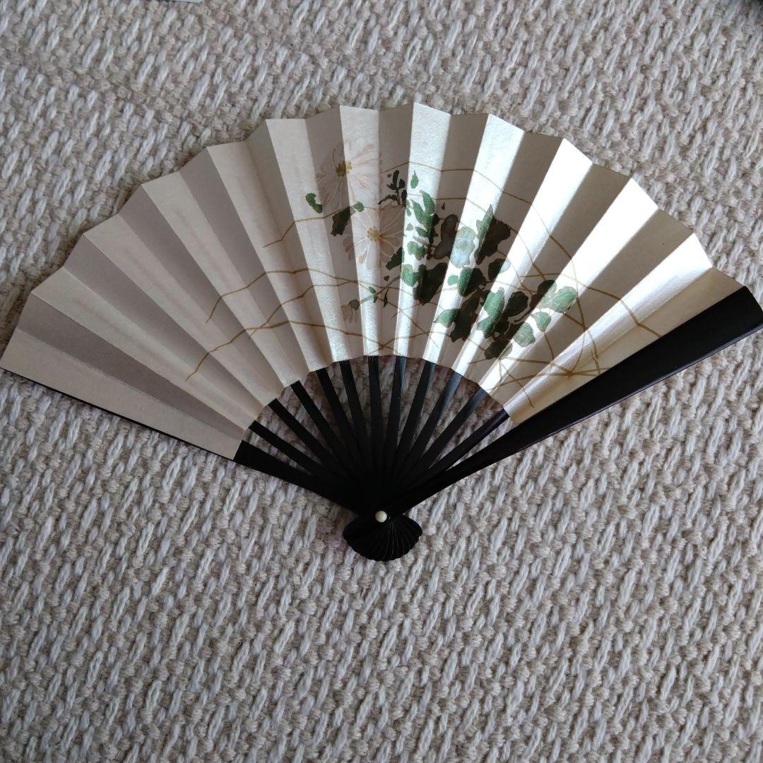 茶扇子 2本セット（宮脇賣扇庵）