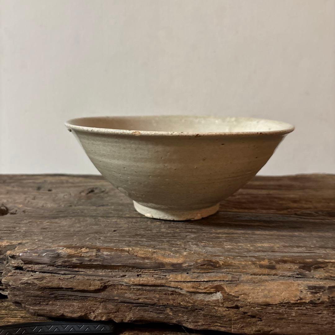李朝　鉢　大茶碗　堅手　白磁　高麗　朝鮮古陶磁 民芸　古道具　骨董　アンティーク