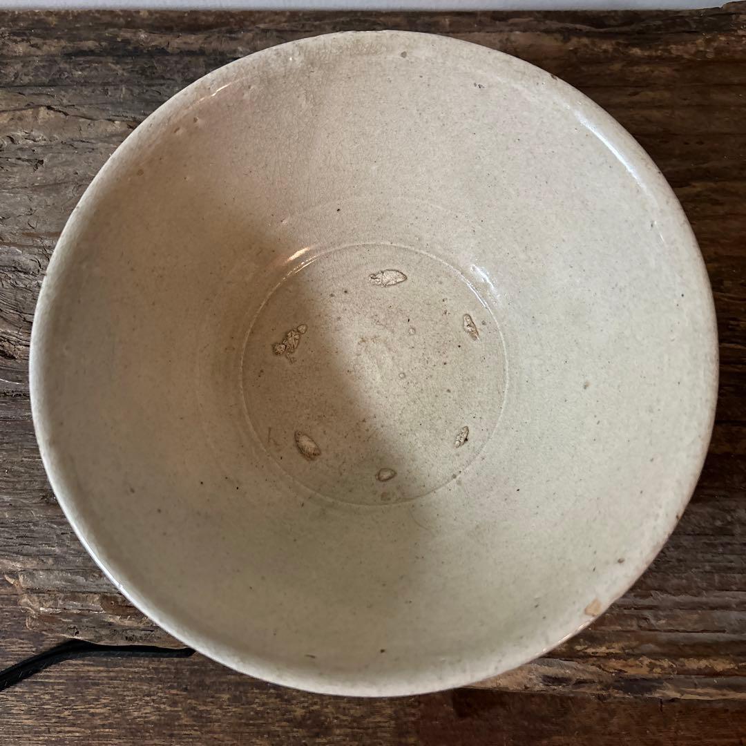 李朝　鉢　大茶碗　堅手　白磁　高麗　朝鮮古陶磁 民芸　古道具　骨董　アンティーク