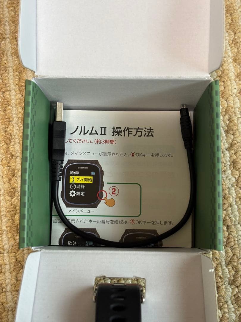 GOLF WATCH NORM II GPS機能付き