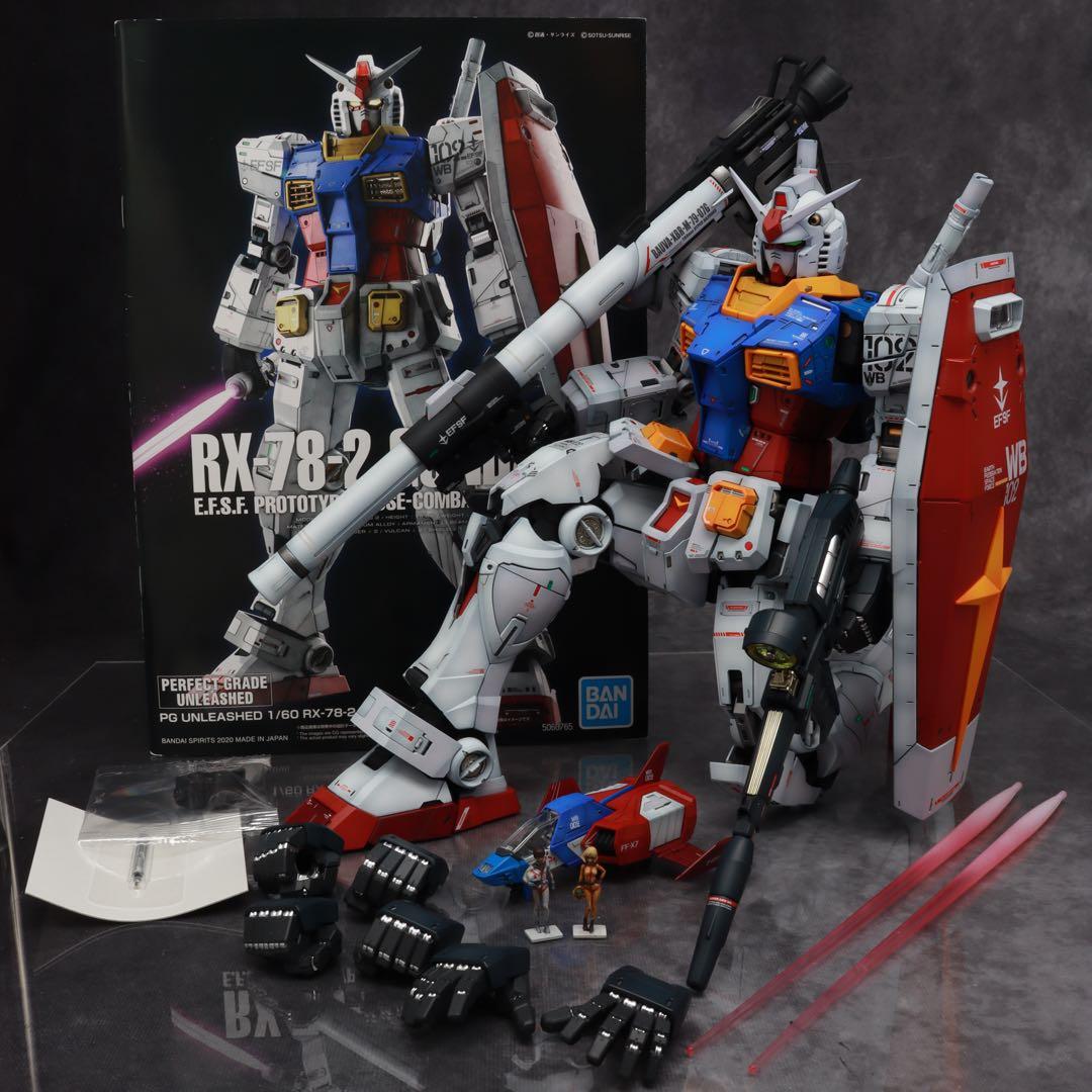 PG UNLEASHED RX-78-2 ガンダム ガンプラ 塗装済　完成品