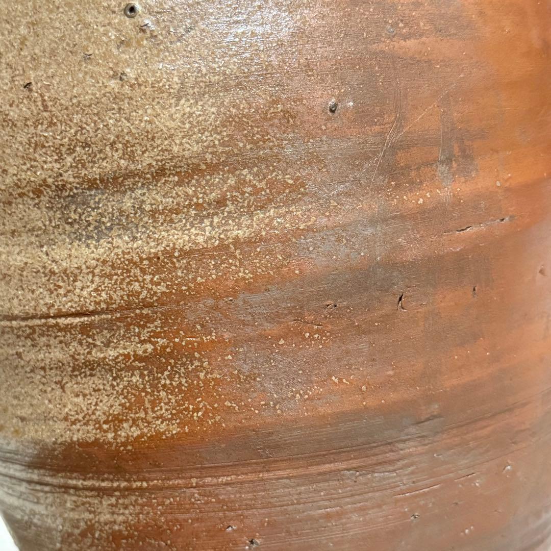 古備前 備前焼 壺 三耳壺 胴陶印