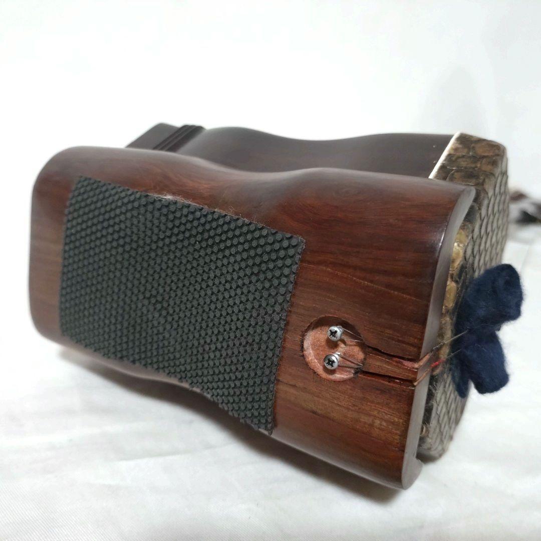 二胡　紅木　ヘビ皮　中国無錫　蘇州製　古月琴坊　萬其興　二胡姫　初心者セット