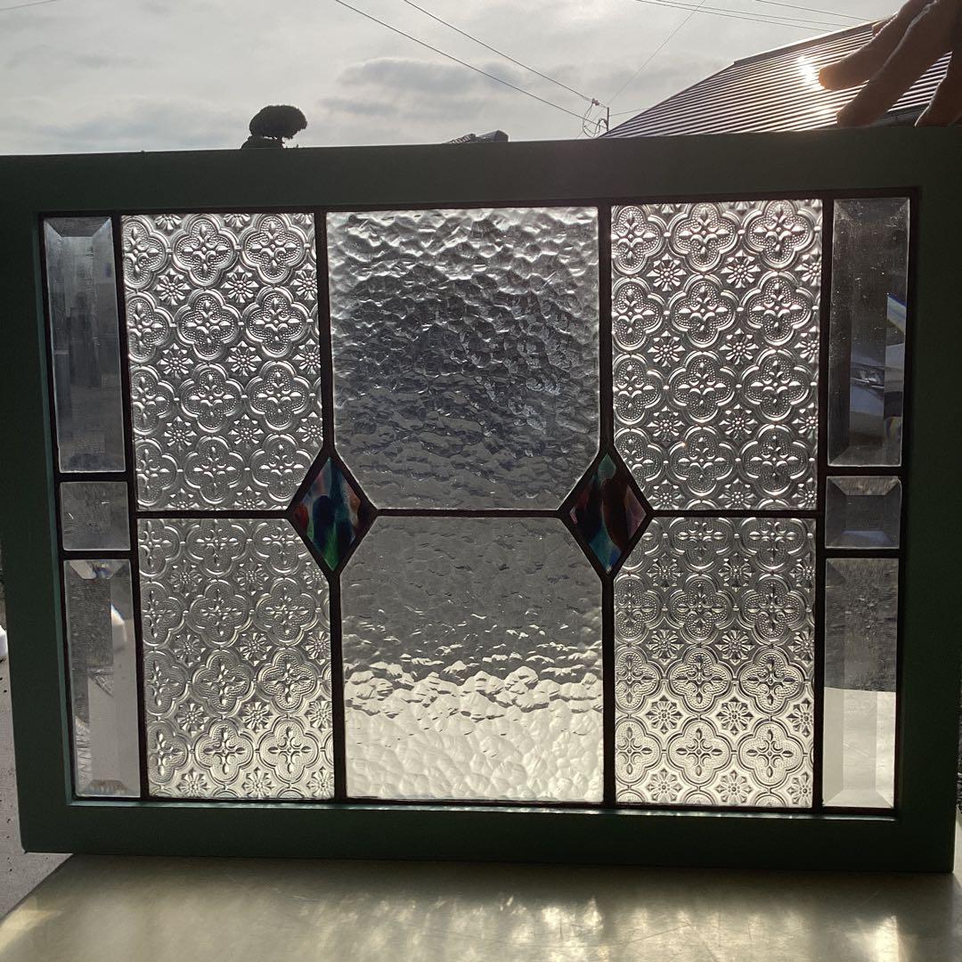 ステンドグラスパネル住宅用BVー 2ダイヤP(1429)