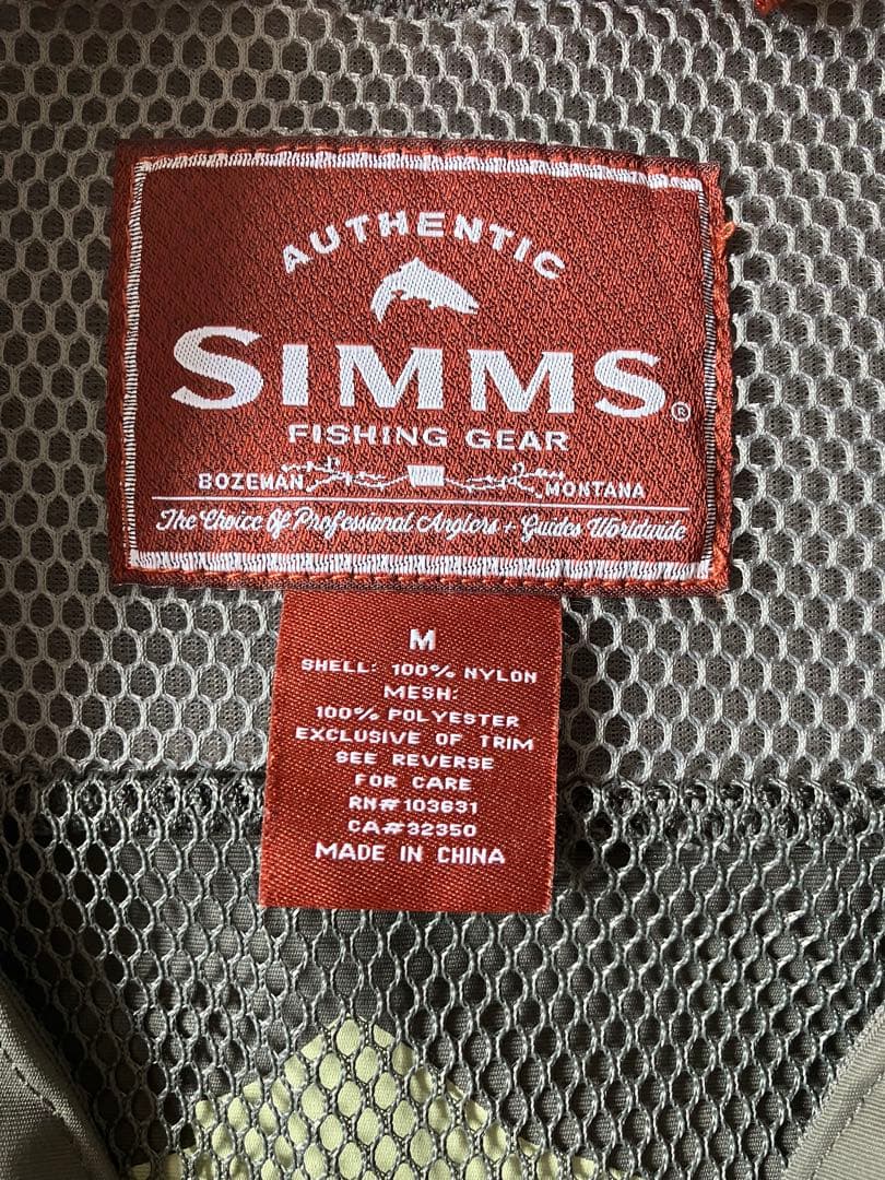 【未使用品 】レア SIMMSガイドベスト　US規格Mサイズ