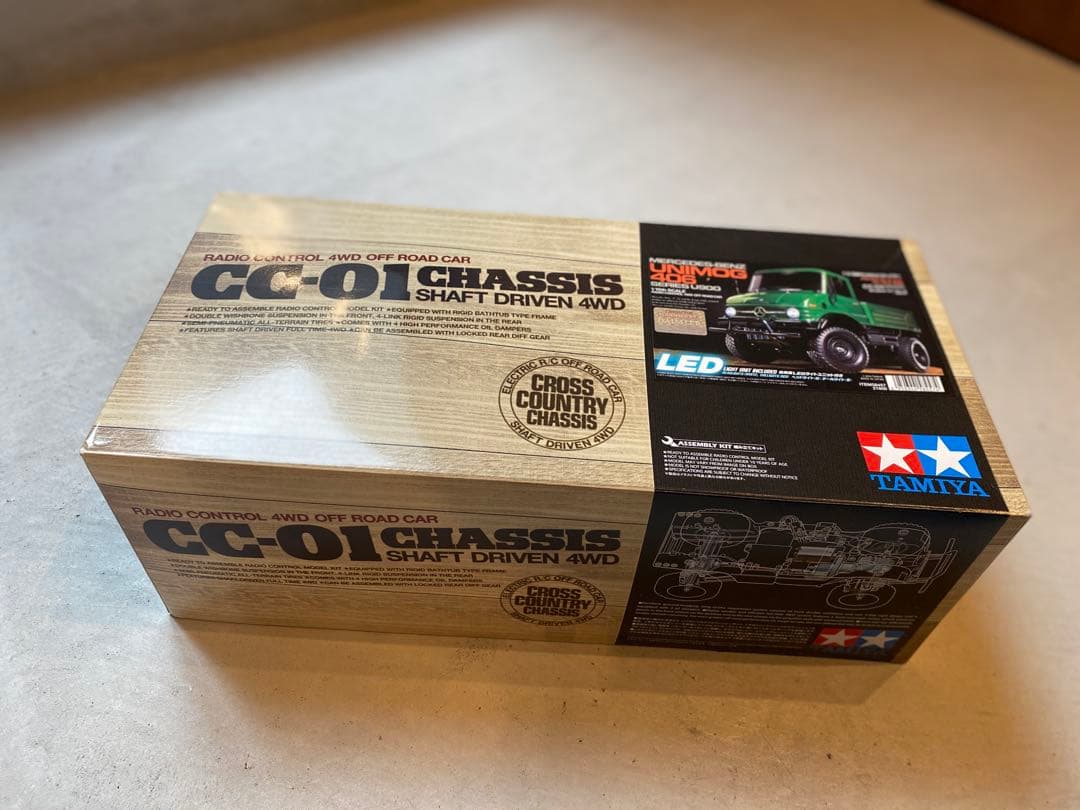 タミヤ　CC-01　ウニモグ　電動RCカー LED プロポ付き フルセット