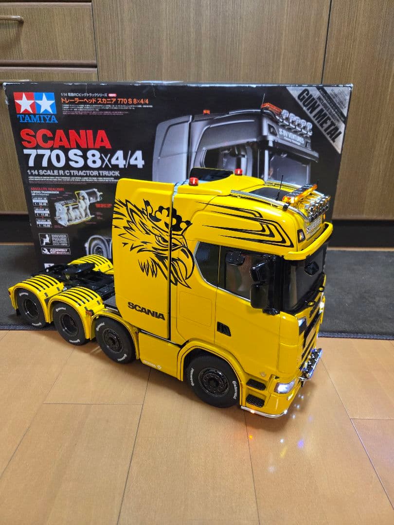 タミヤ1/14 スカニア　770S 8×4/4 フルオペレーション
