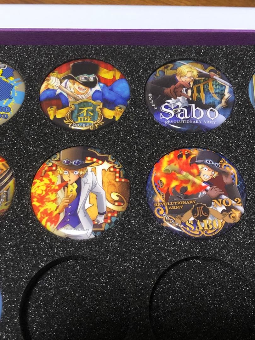 ワンピース　輩缶バッジ　コンプリートコレクション　サボ