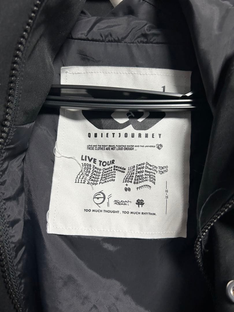 菅田将暉 QJアノラック クワイエットジャーニー ライブグッズ サイズ1