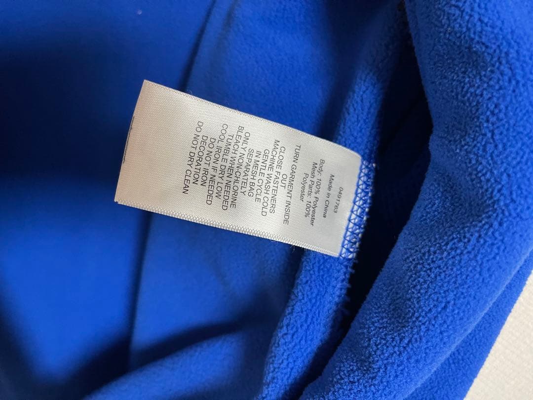 RLX フリース ベスト 青