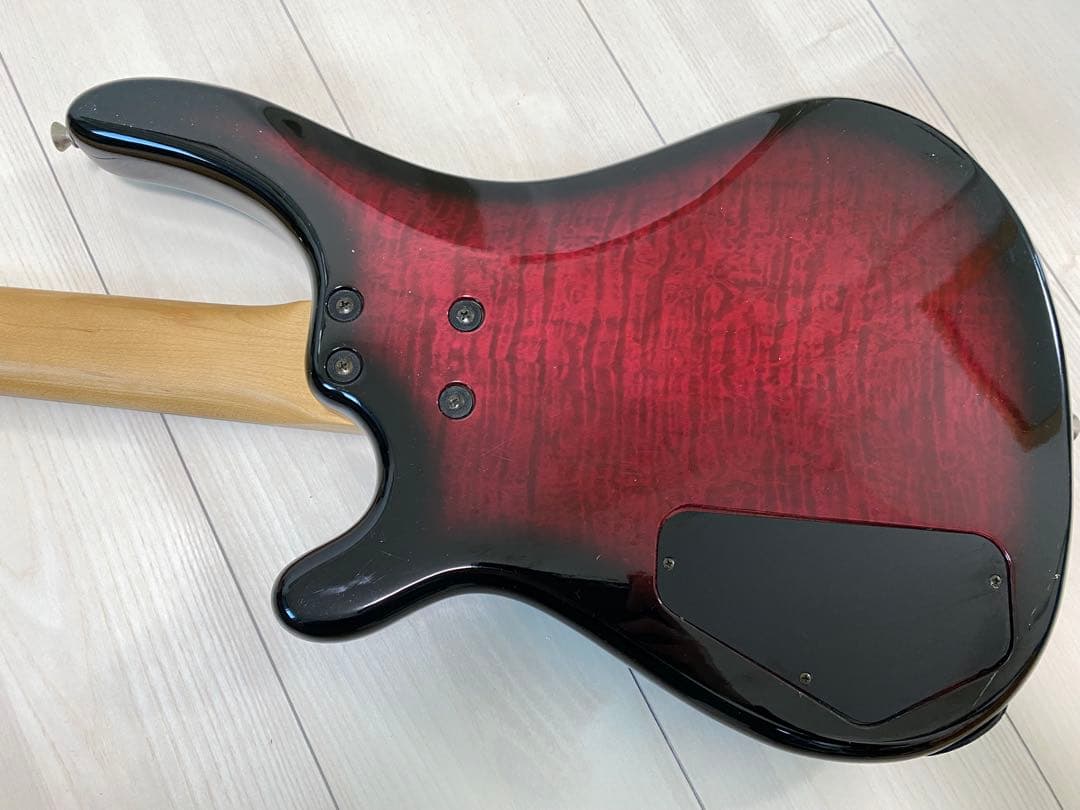 FERNANDES FRB-40 深紅キルト 美品 ギグバッグ付