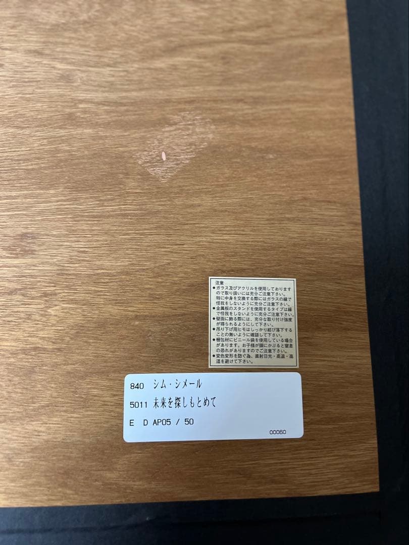 【希少価値の黒豹】シムシメール 「未来を探し求めて」美品 ジークレー 絵画 AP