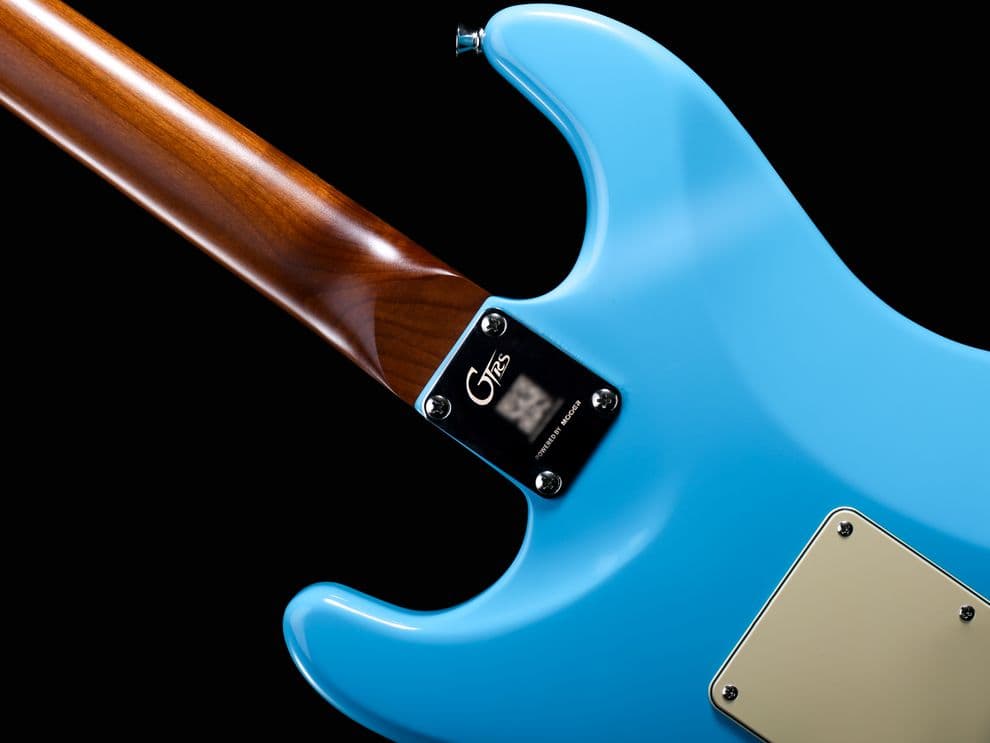 新品未開封 Mooer GTRS S800 ブルー エフェクト内臓 エレキギター