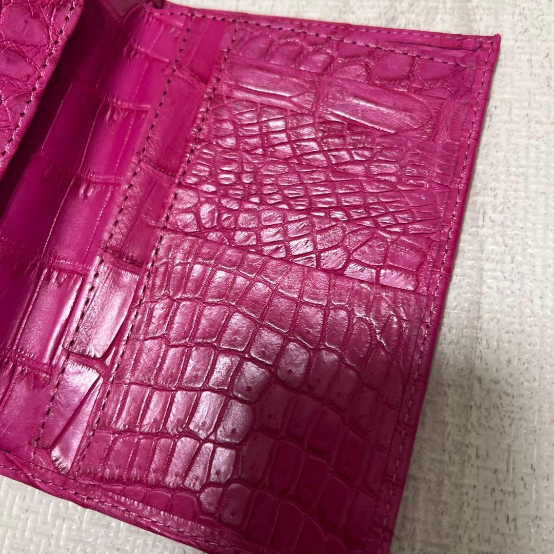 SALE クロコ パスポートケース 新品未使用 リアルクロコ クロコ革