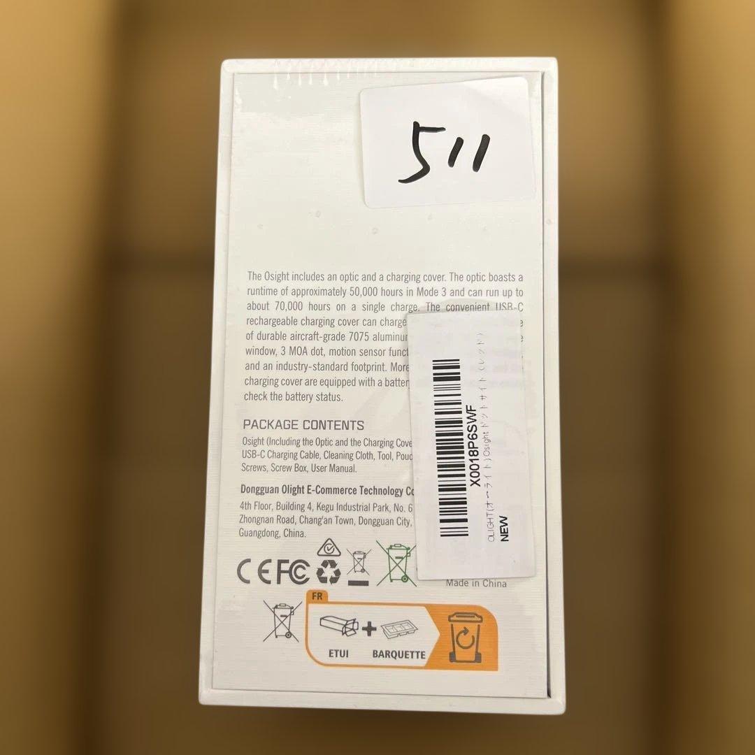 511 未開封　Osight ドットサイト 3MOA ダットサイト 照準器
