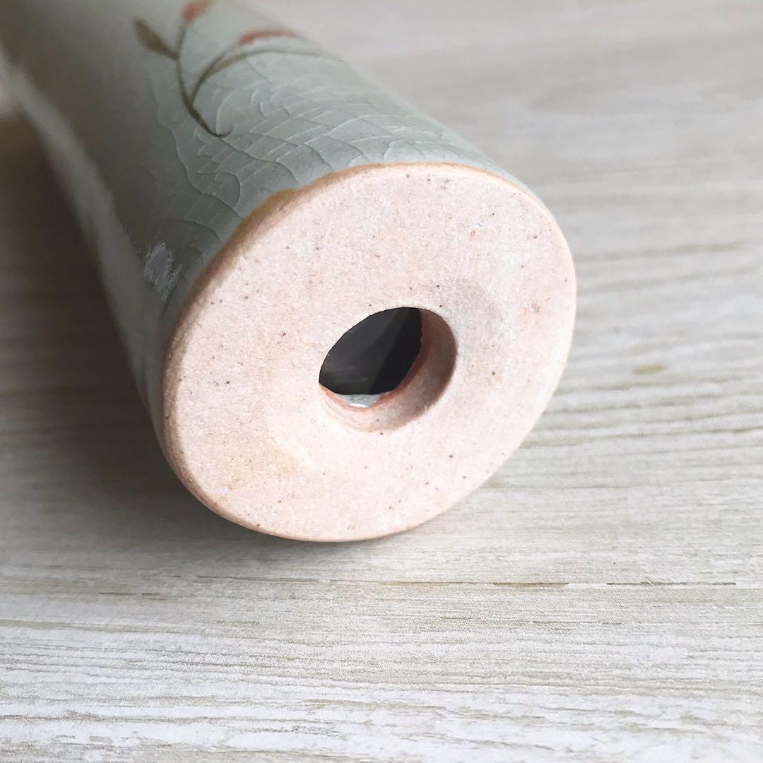 吉田真さん作　陶器の万華鏡(水引)